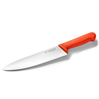 Nóż kuchenny HACCP czerwony dł. 21 cm | FORGAST FG01821