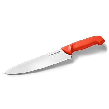 Nóż kuchenny HACCP czerwony dł. 22 cm | FORGAST FG01811