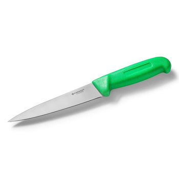 Nóż kuchenny HACCP zielony dł. 15 cm | FORGAST FG01832