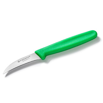 Nóż kuchenny HACCP zielony dł. 6,5 cm | FORGAST FG01855